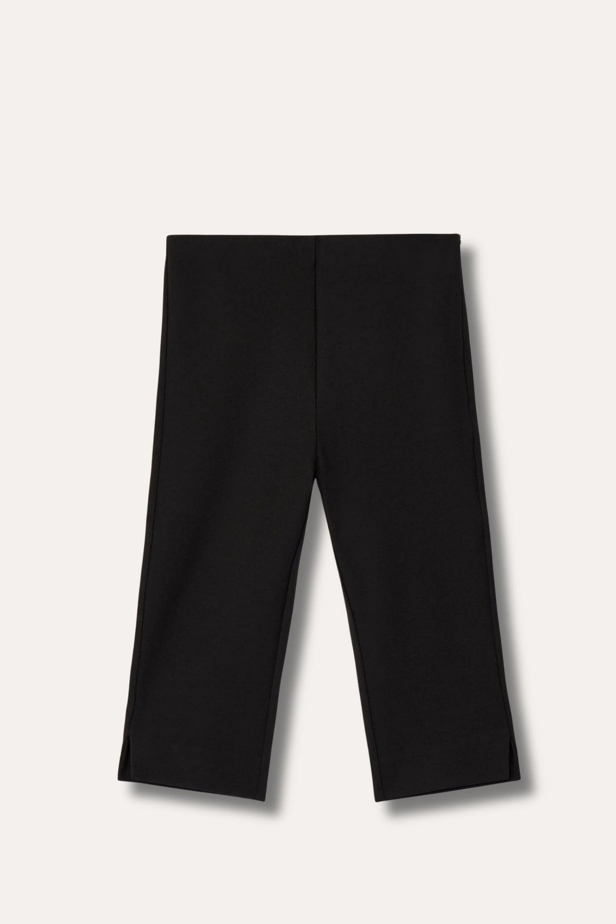 Stretch Capri Pants- Jet Black