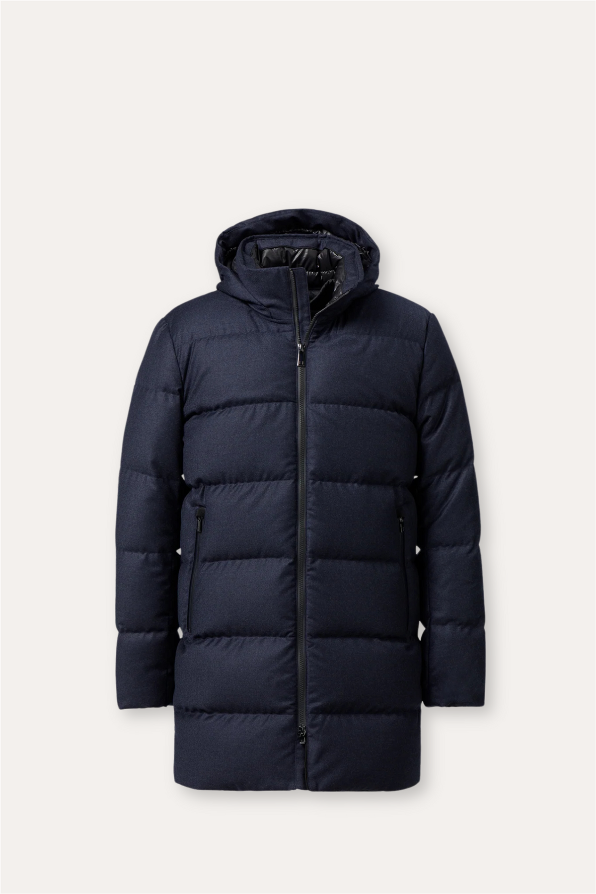 Concord™ Savile Parka Navy Melange Wool
