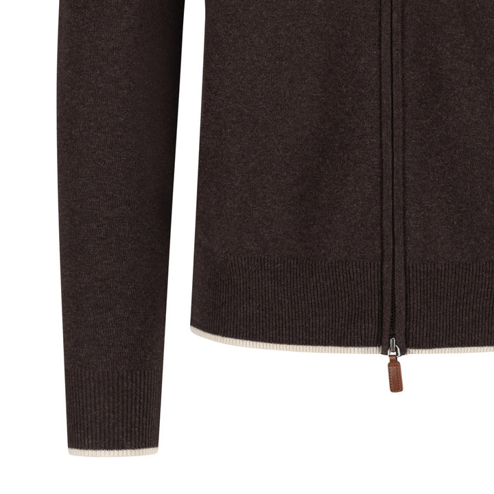 Nate Cardigan Dk. Brown