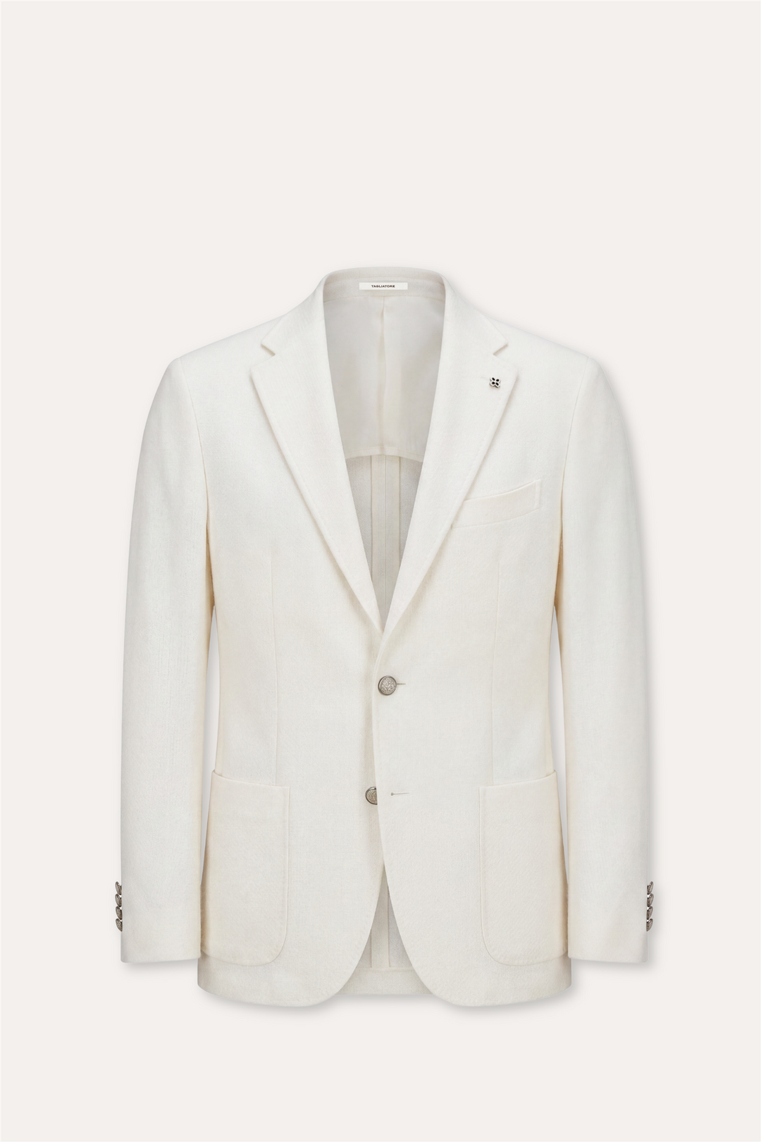 Cotton Slim Fit Blazer White