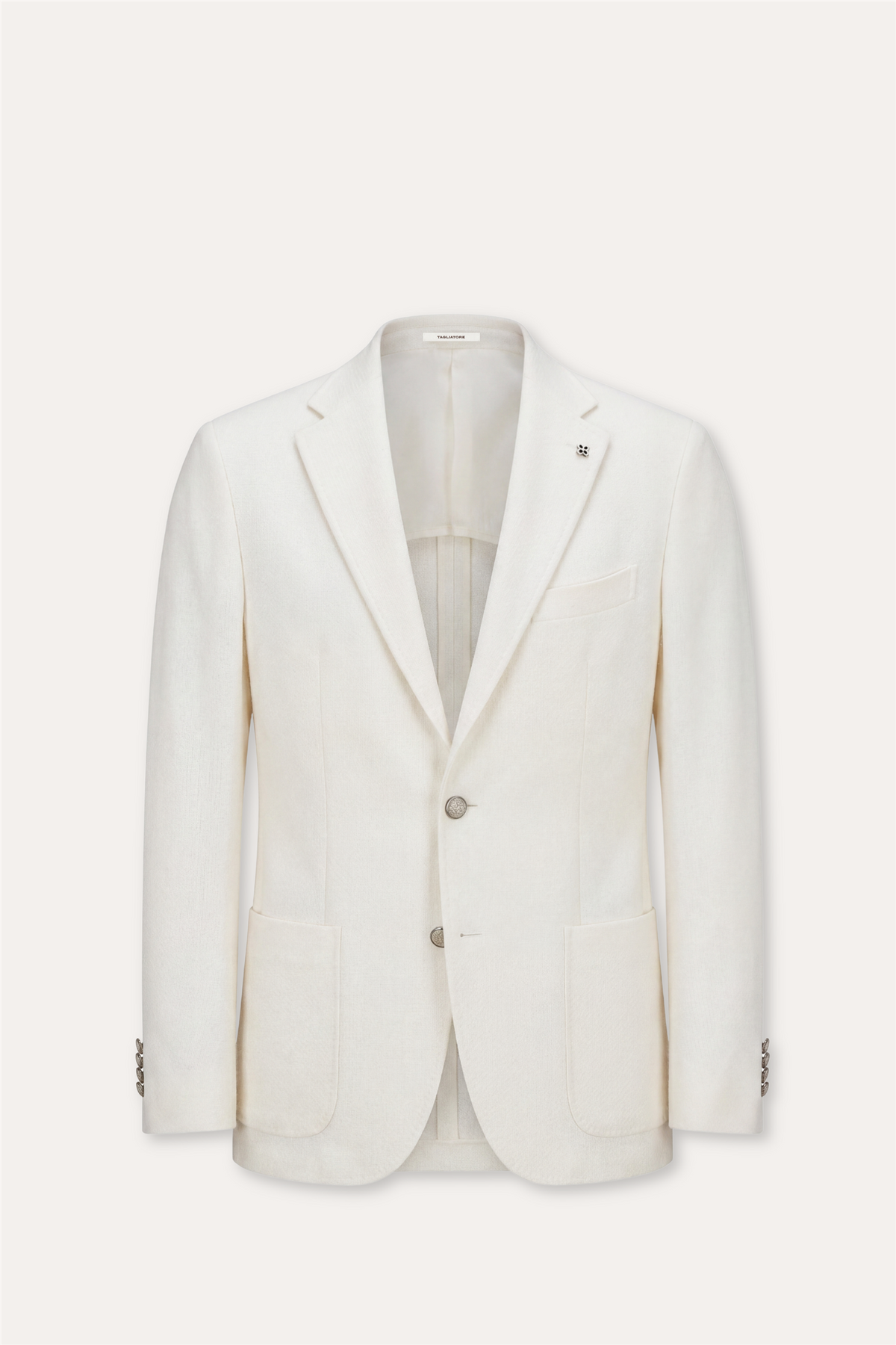 Cotton Slim Fit Blazer White