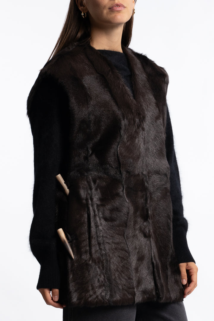 Ustetind Vest- Brown