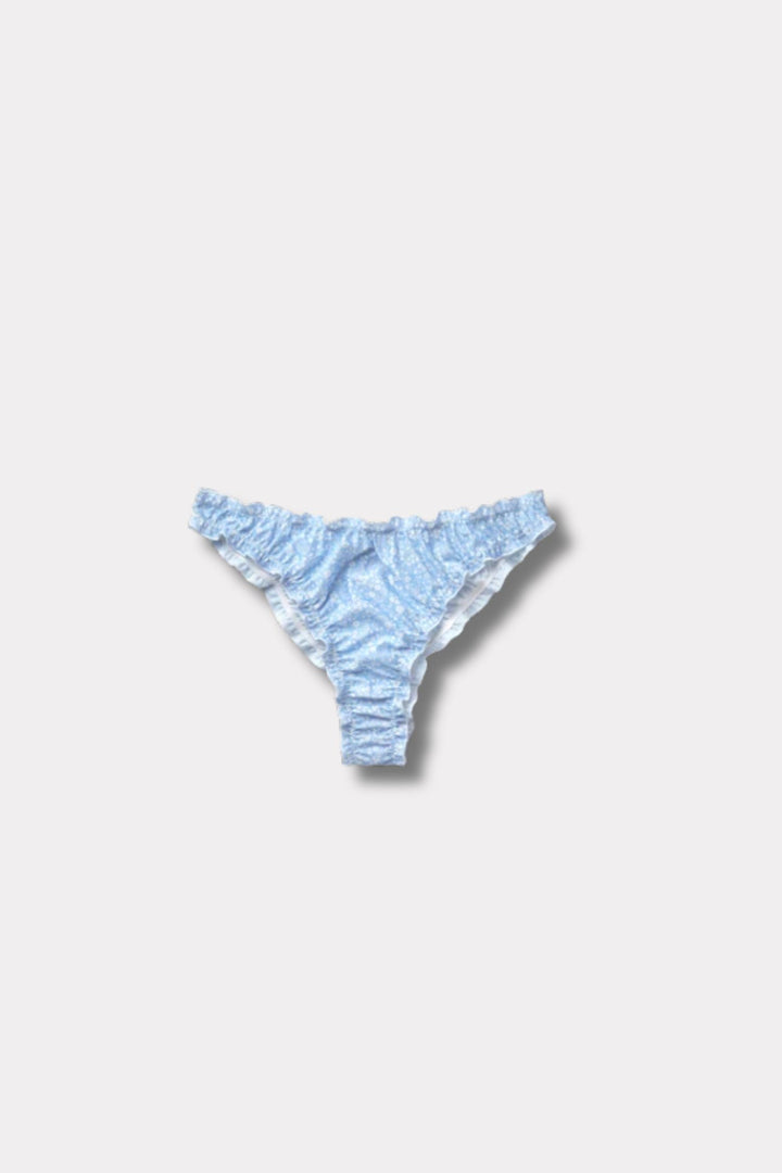 Sea Bikini Bottom- Light Blue Print