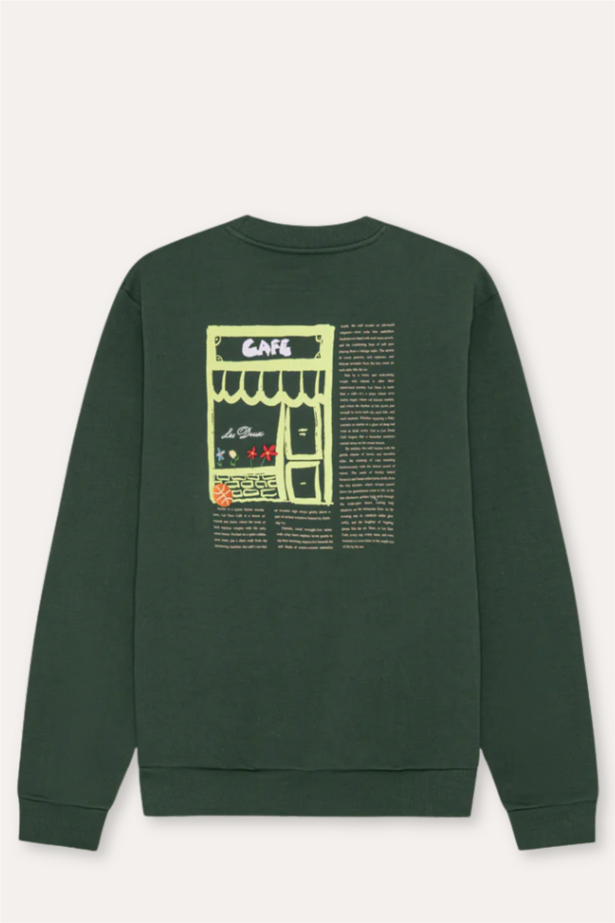 Café Sweatshirt Pine Green