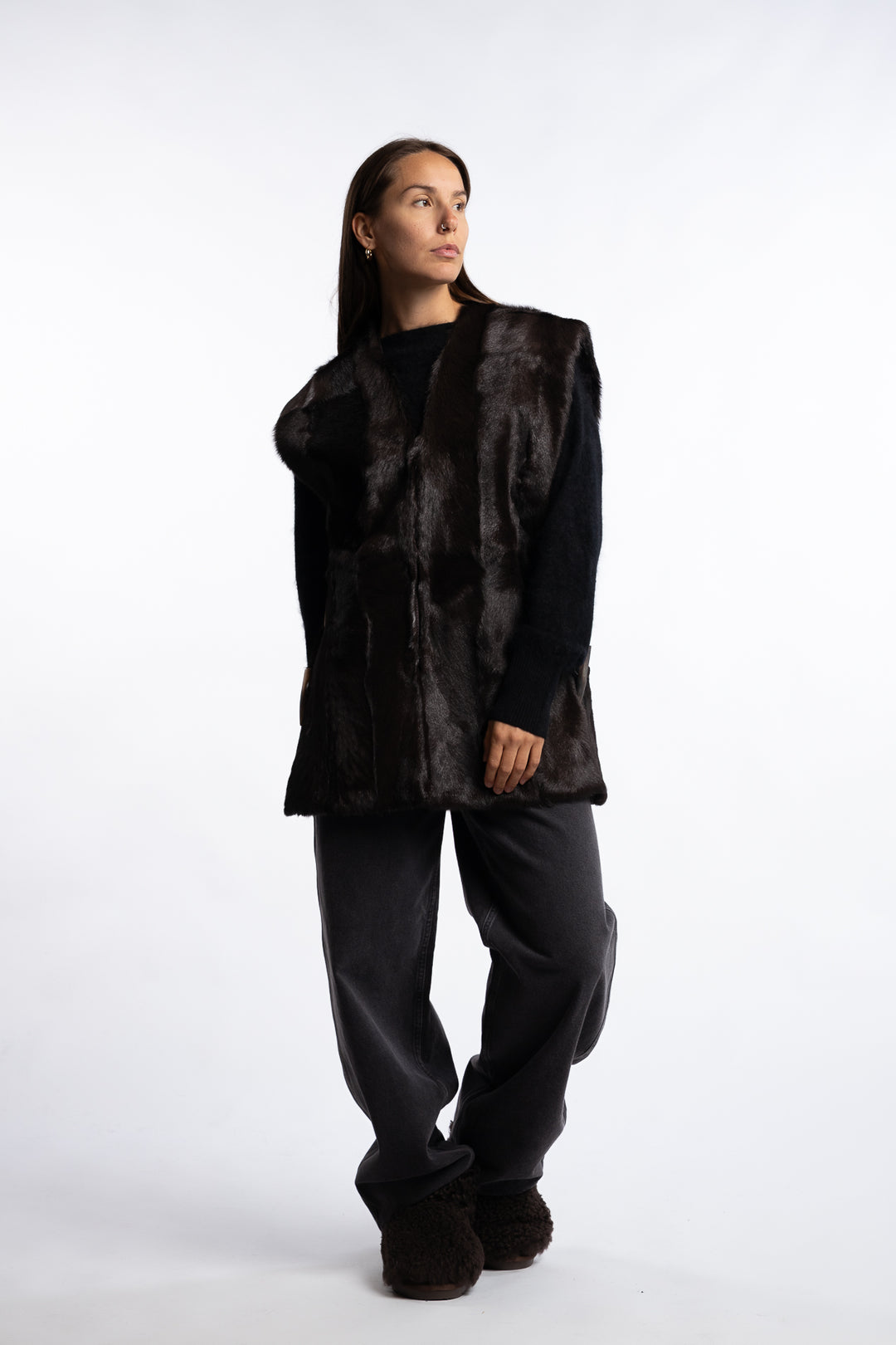 Ustetind Vest- Brown