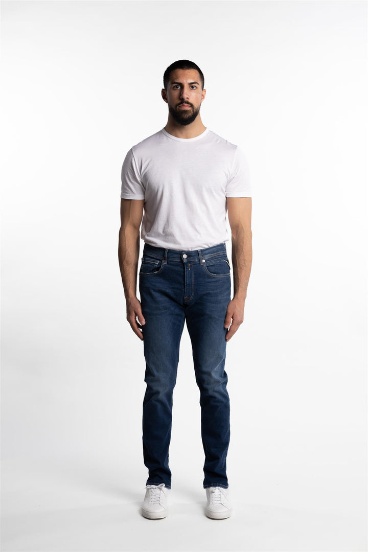 Grover Straight Fit Hyperflex Jeans Blue