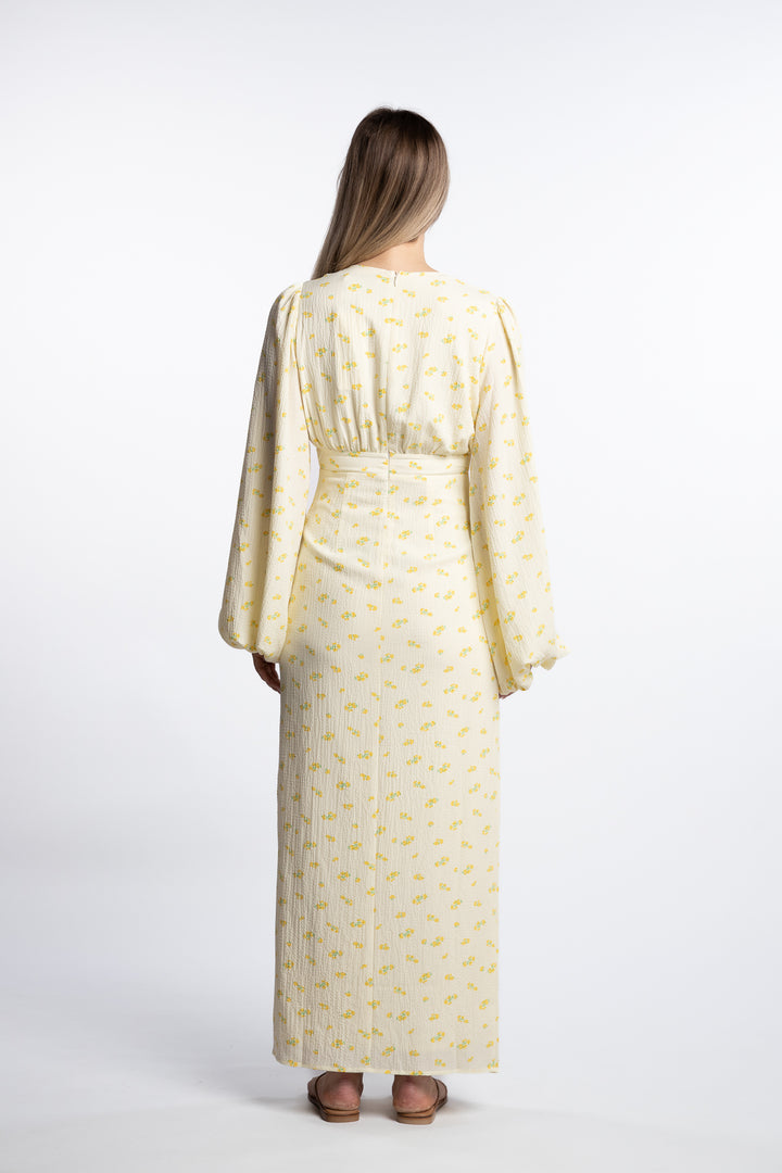 Positano dress- Pastel Yellow
