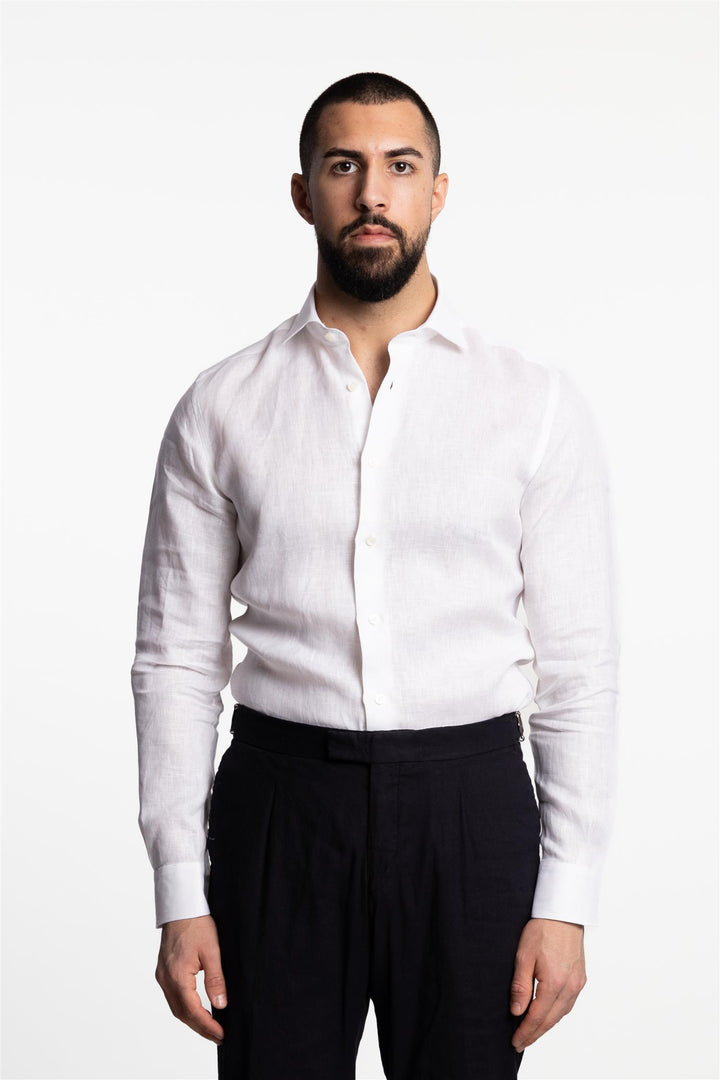 Amalfi Formal Linen Shirt White