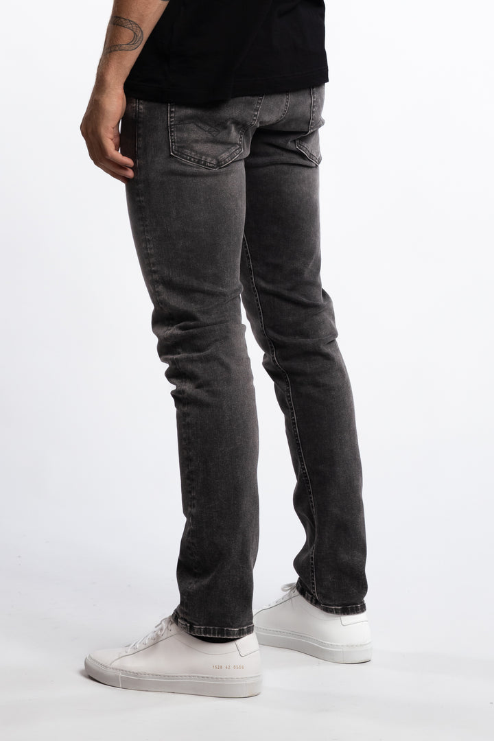 Replay Grover Straight Fit Hyperflex Black Stretch Denim