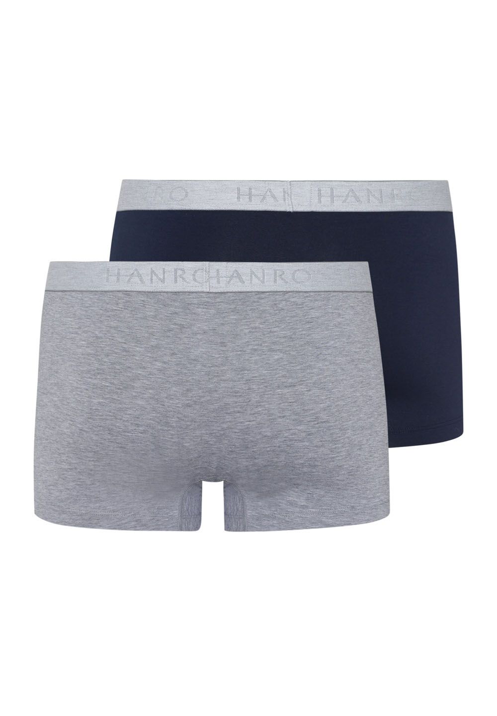 2-Pack Boxer Briefs Cotton Essentials Light Melange/Deep Navy