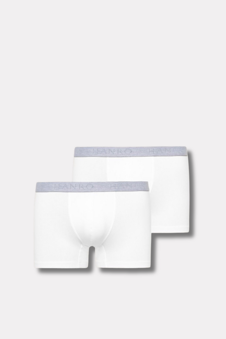 2-Pack Boxer Briefs Cotton Essentials White