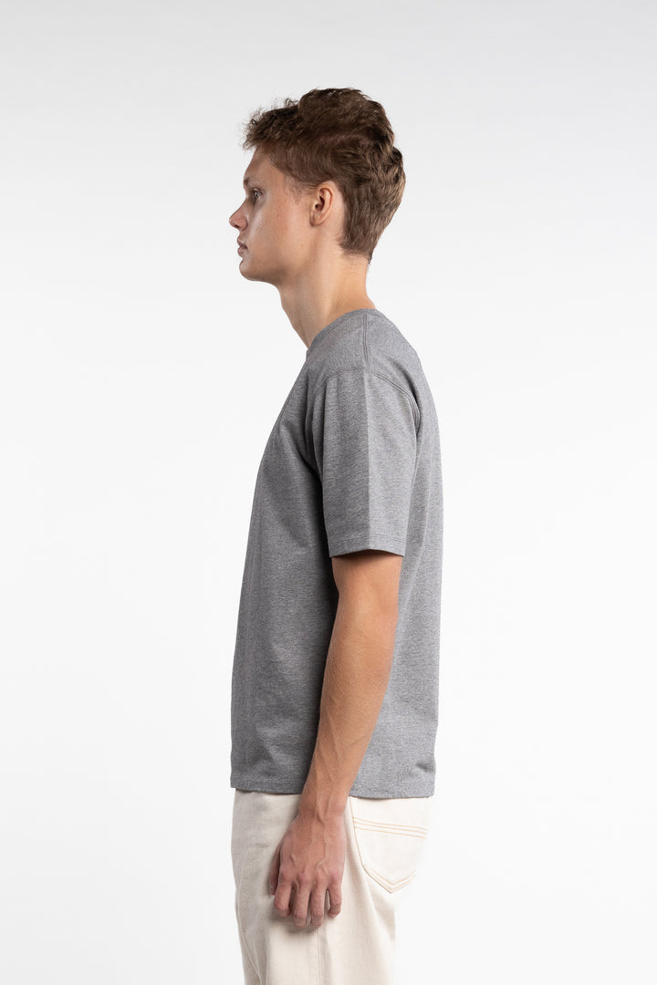 Short Sleeve Hiking T-Shirt Grey Melange