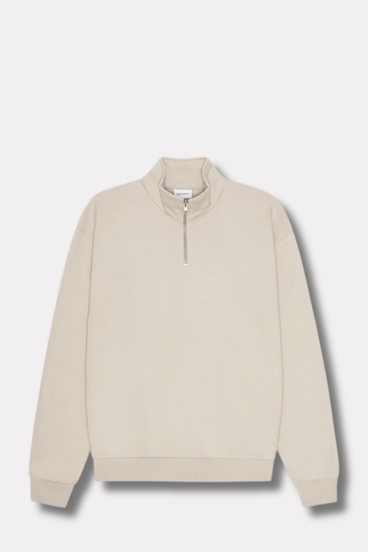 Crew Half-Zip Sweatshirt Light Sand