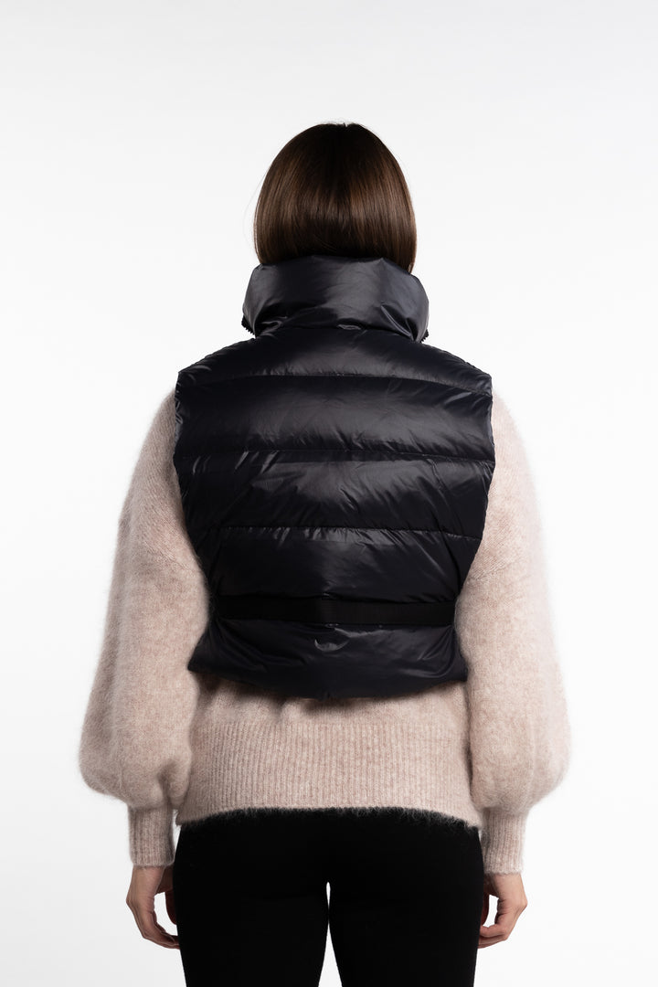 Bonnie Down Vest- Black