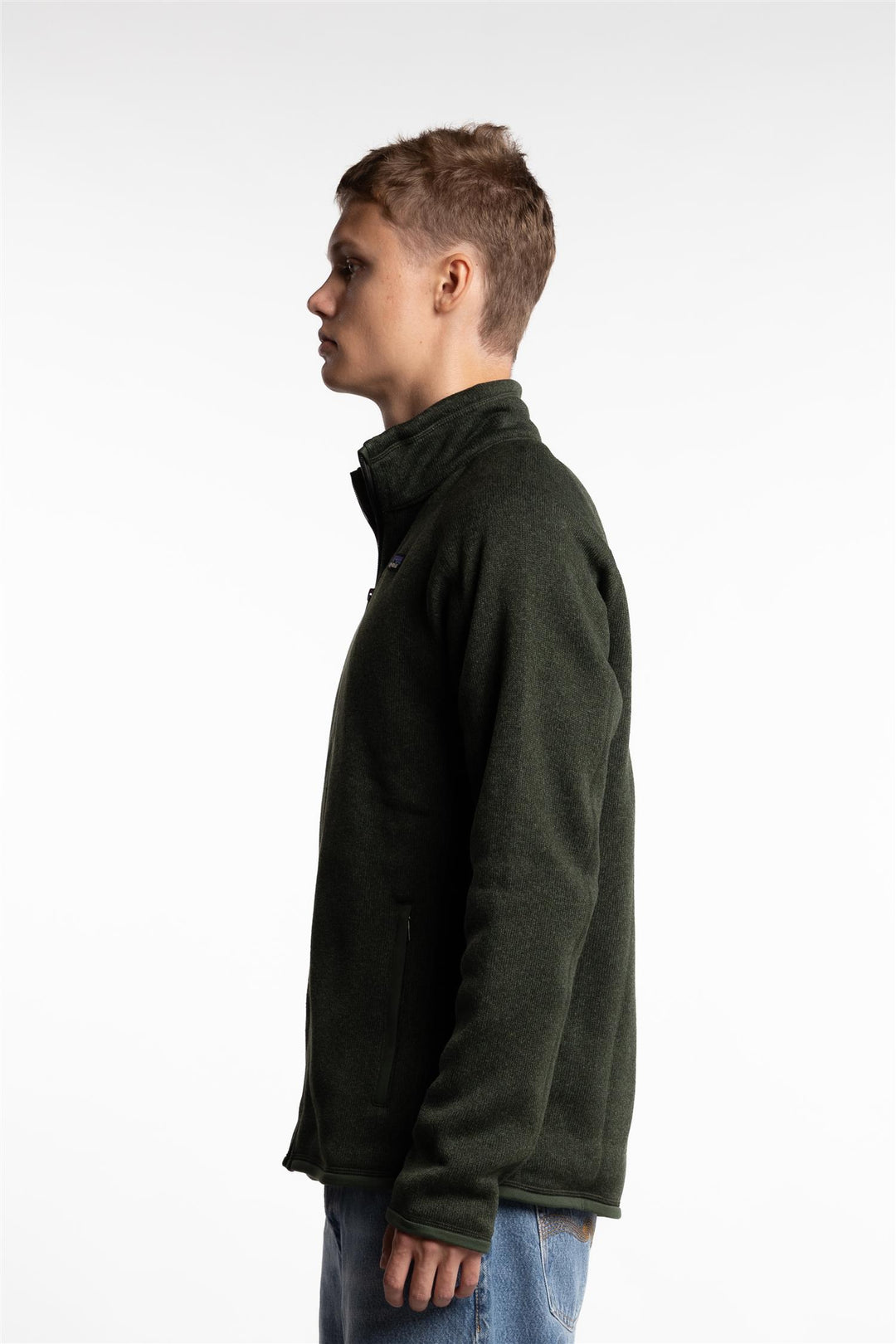 M Better Sweater Jkt Torrey Pine Green