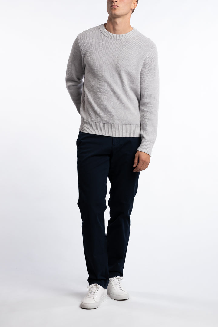 Oliver Structure Sweater Light Grey Melange