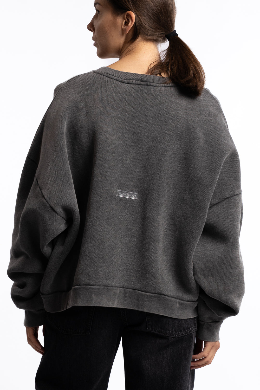 Sweater Logo Patch- Faded Black