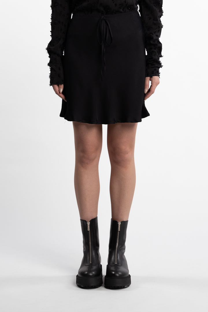 Icy Mini Skirt- Black