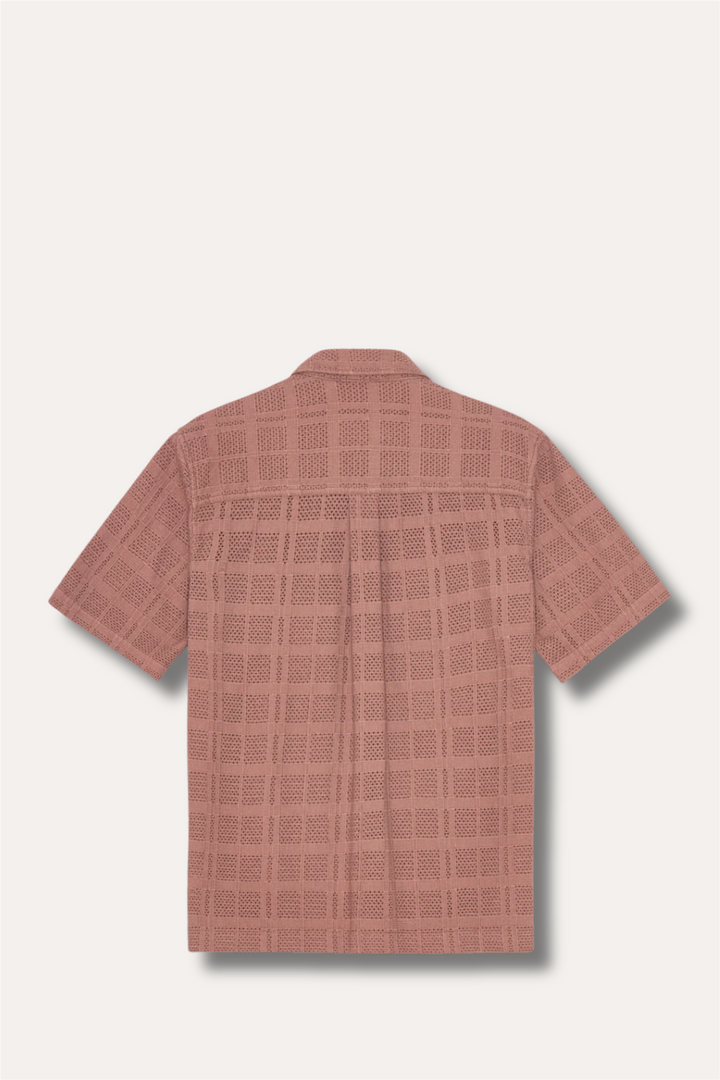 Charlie SS Shirt Cognac Red