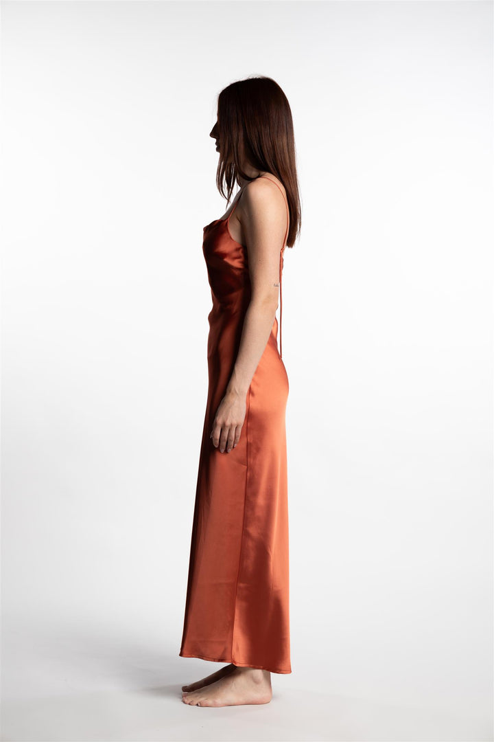 Eila Dress- Terracotta