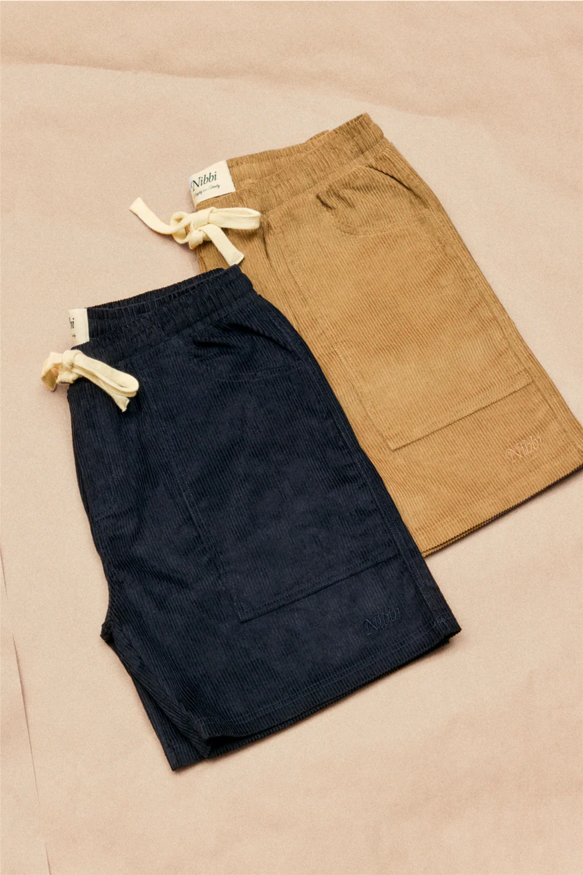 Nautical Cord Shorts Navy