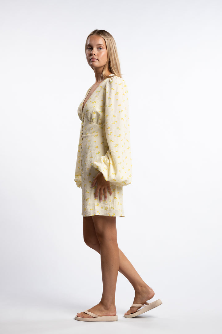 Florence dress- Pastel Yellow