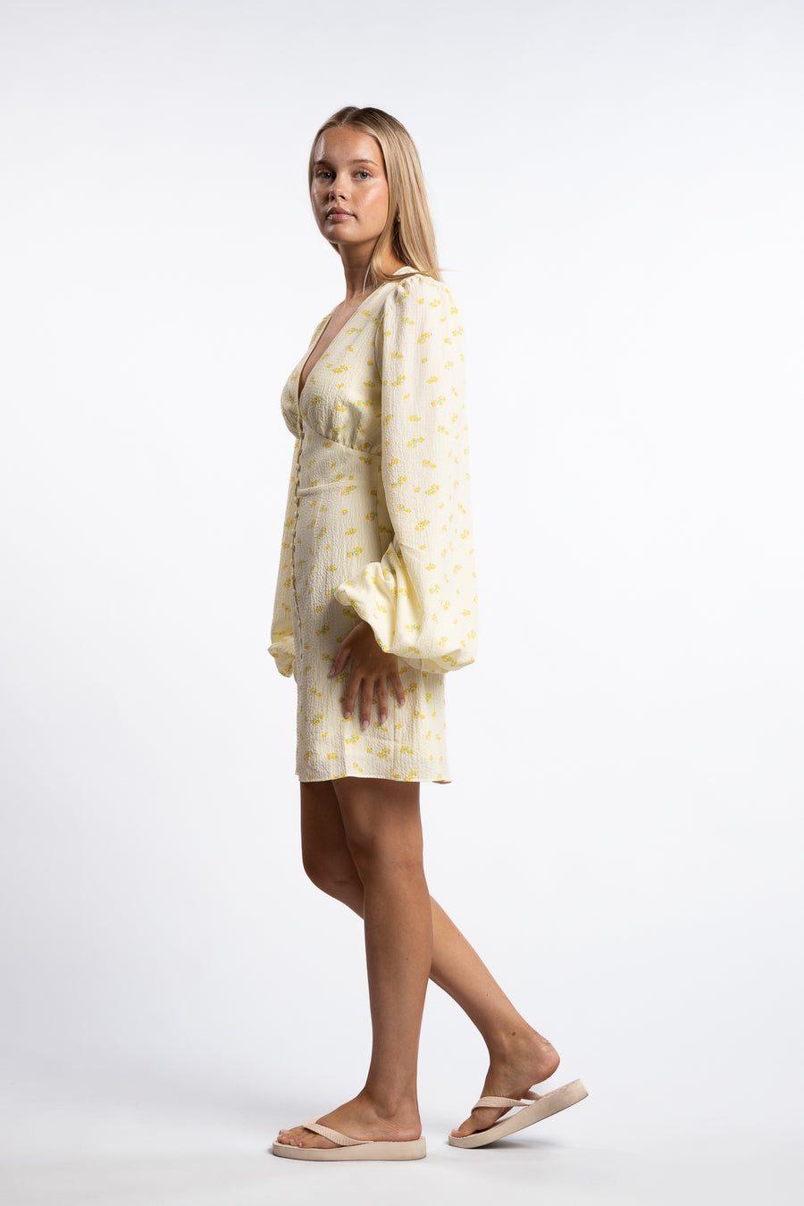 Florence dress- Pastel Yellow