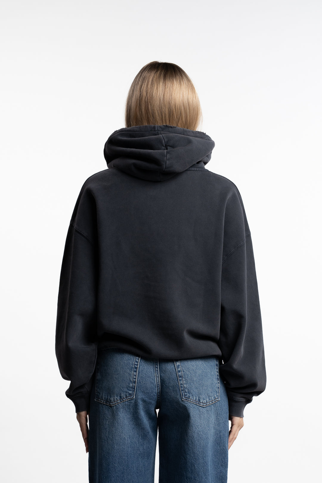 Harvey Sweatshirt- Dark Washed Black