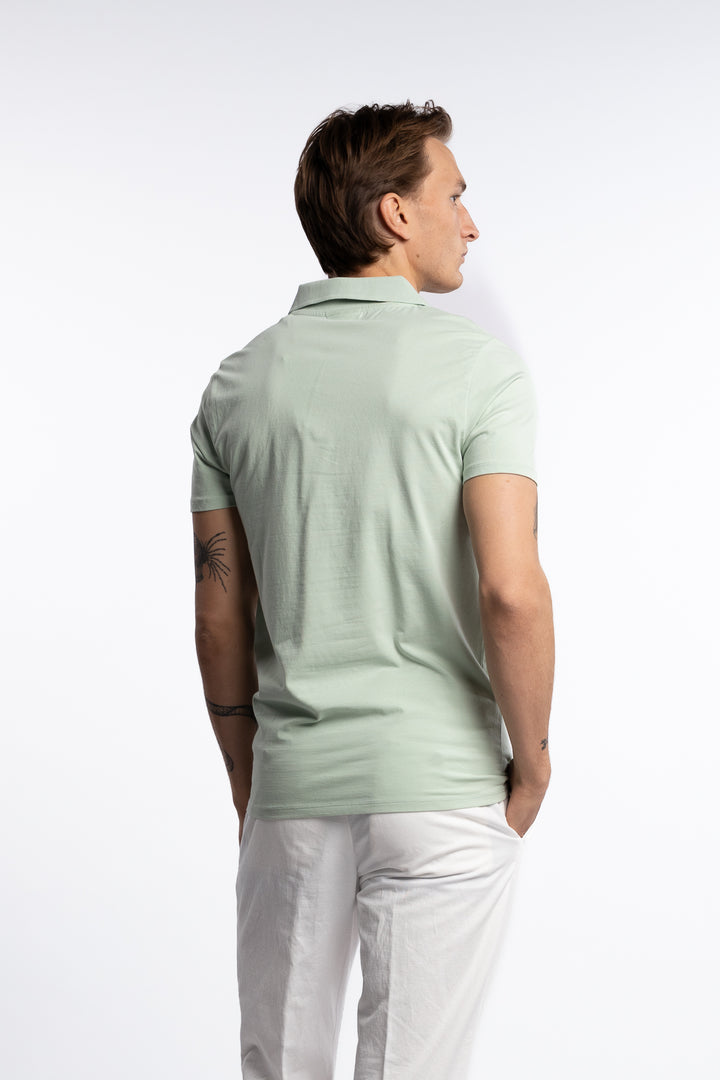 Stretch Polo Shirt Pastel Green
