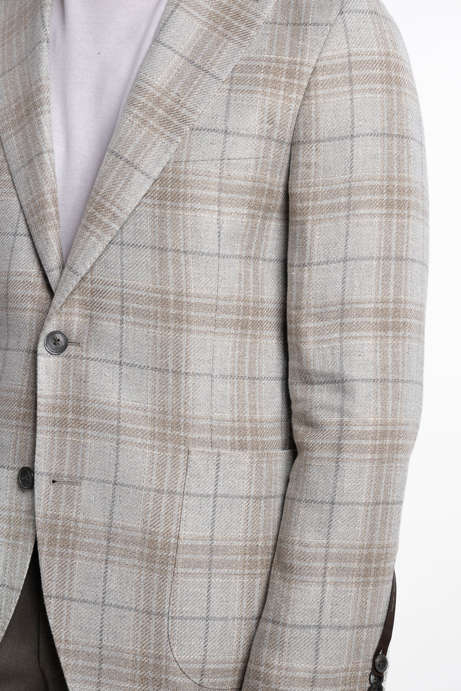 Ferry Regular Fit Soft Patch Blazer Grey Drizzle