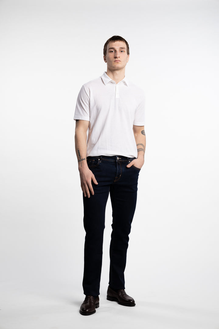 Nick Slim Fit Stretch Denim Tencel Jeans Dark Blue