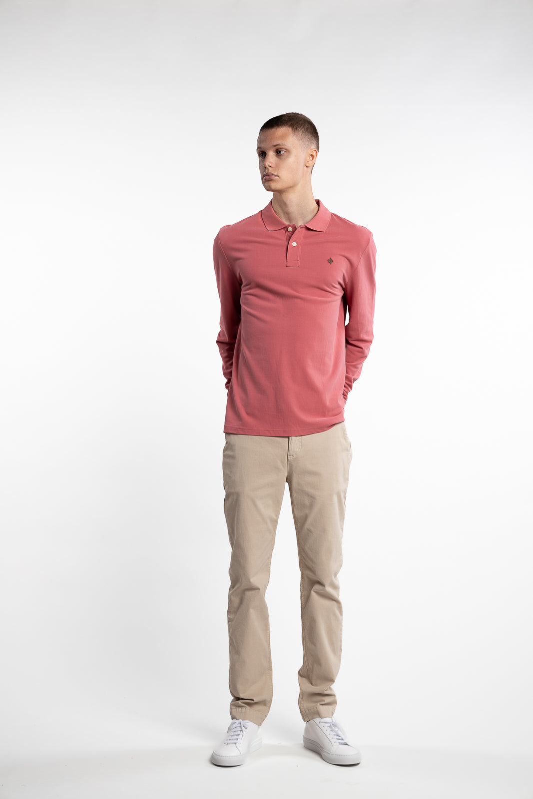 Camden LS Polo Pink