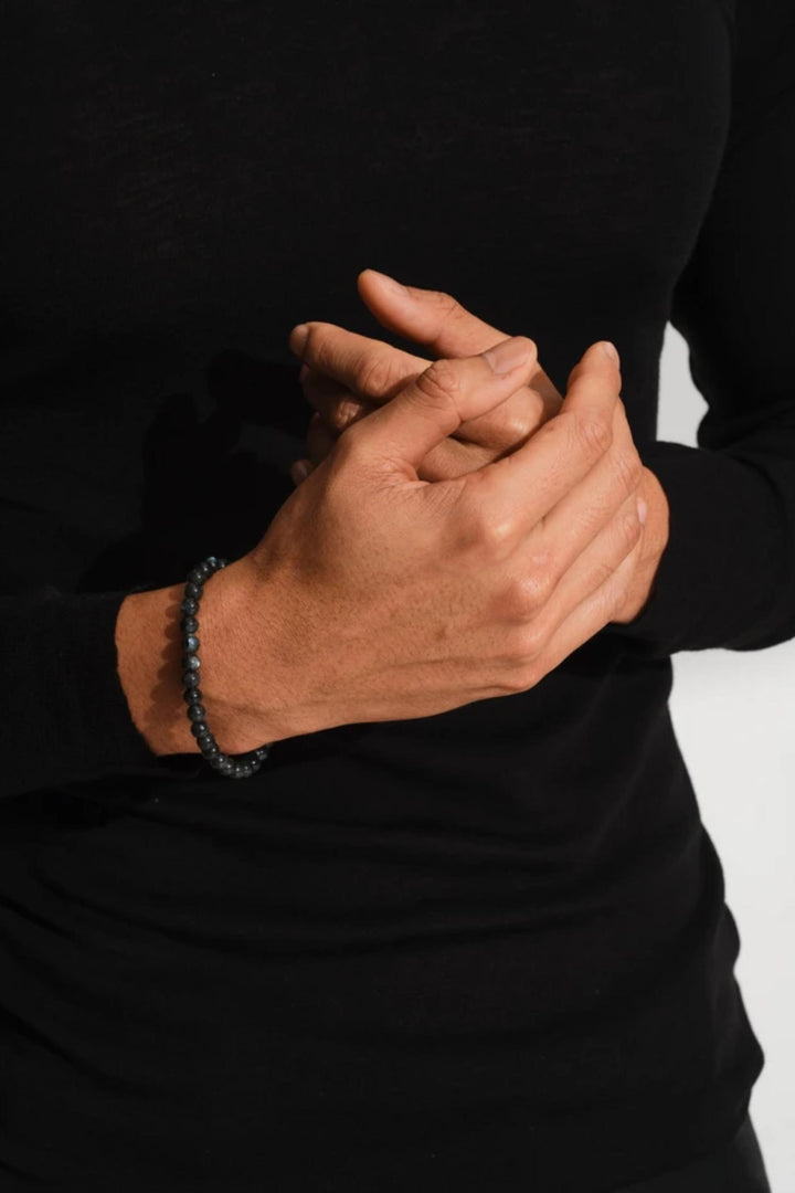 Men's Cove Bracelet - Larvikite