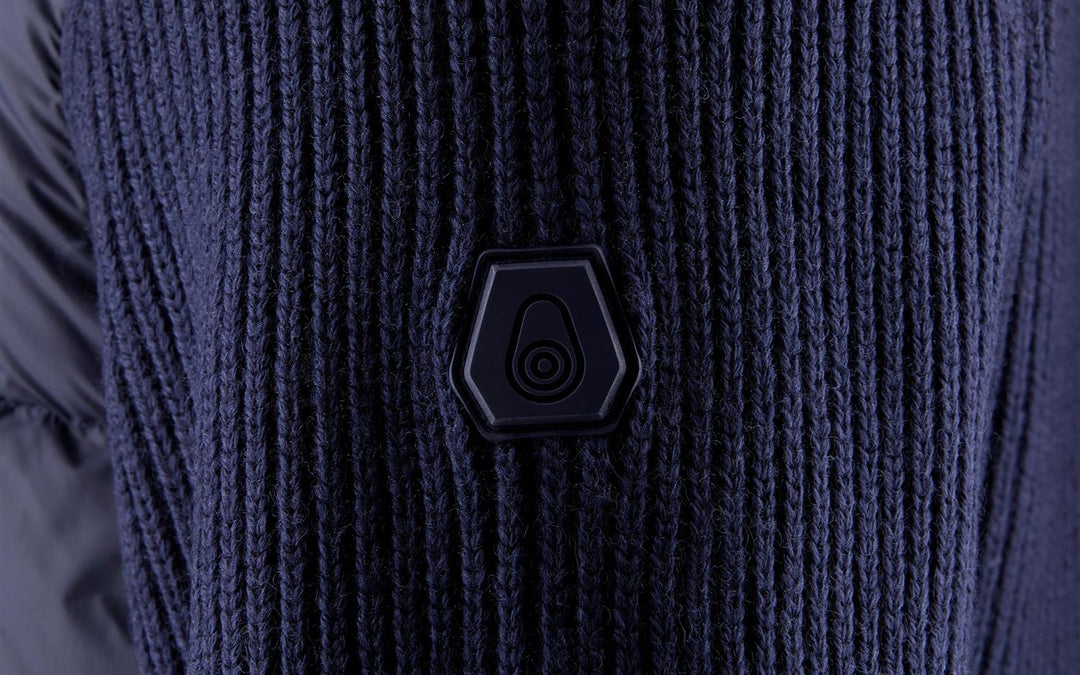 Ridge Knitted Hybrid Dark Navy