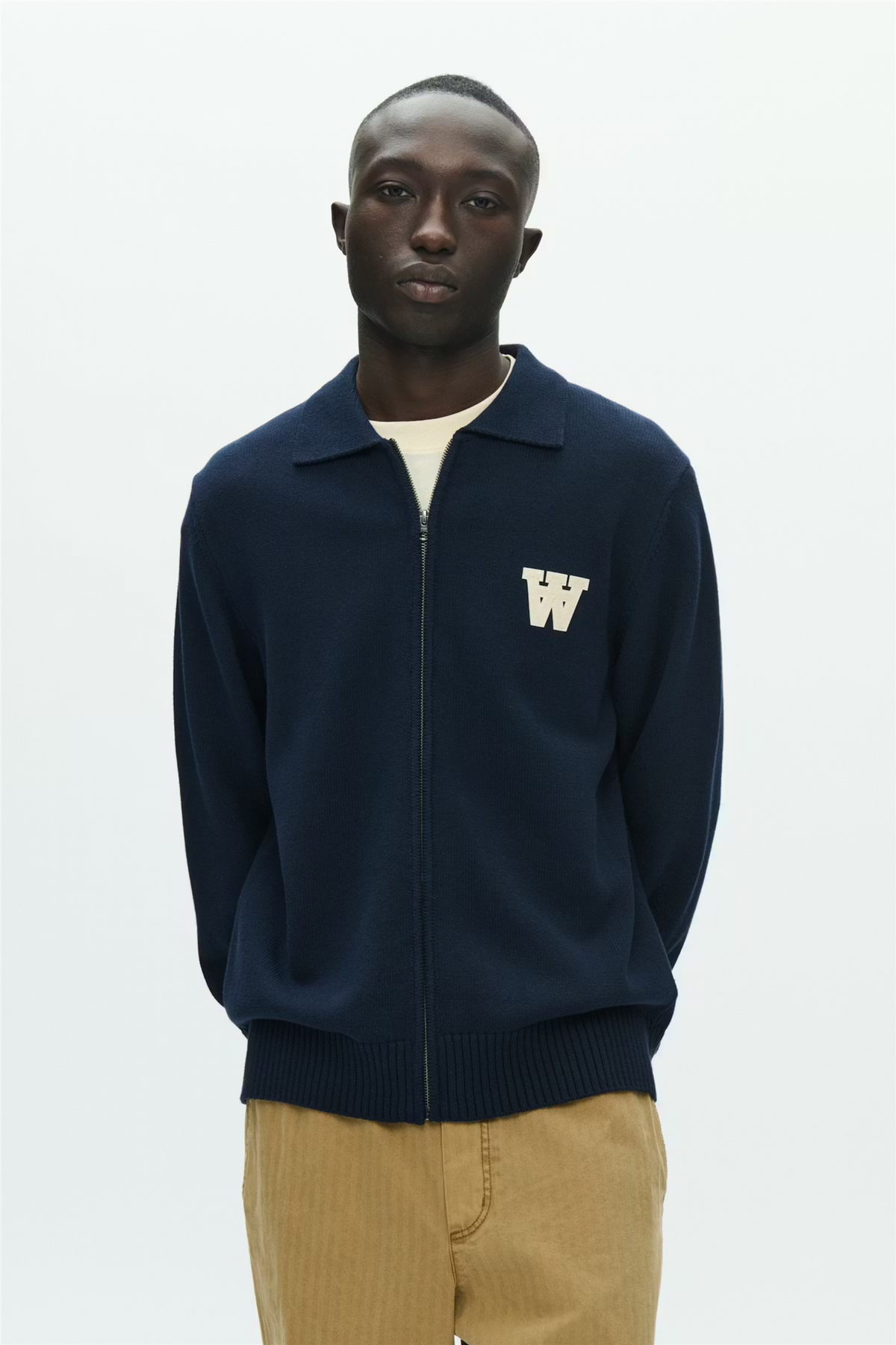 Tay Zipper Cardigan Salute