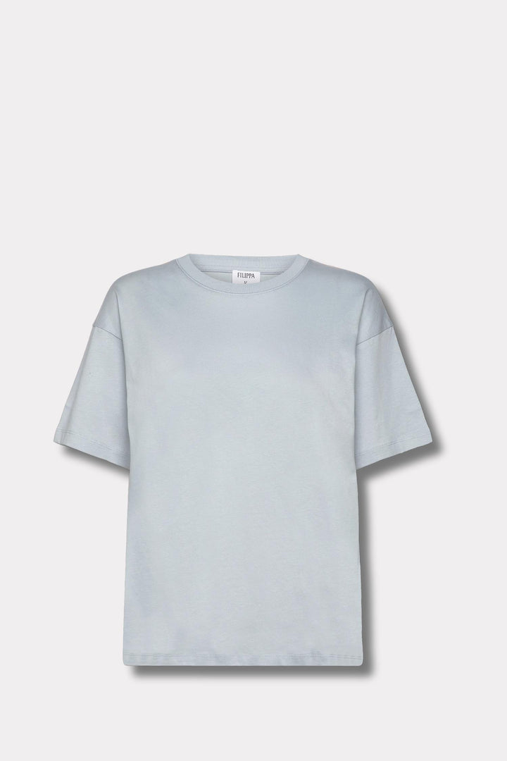 Loose Fit Tee- Ice Blue