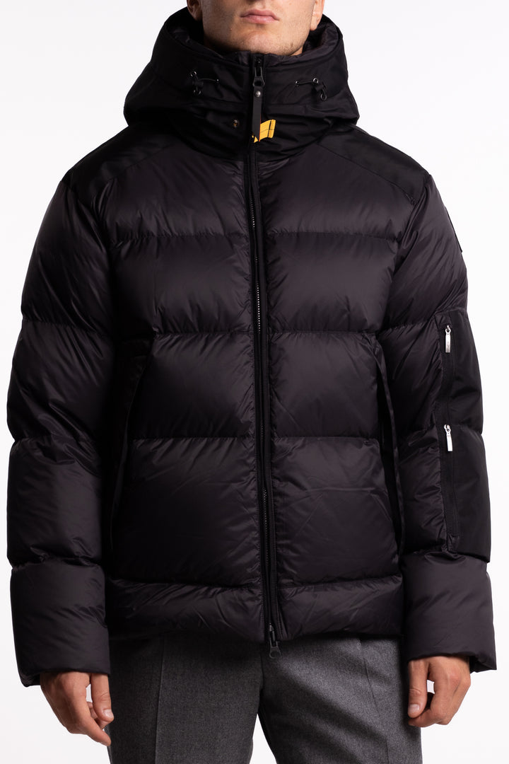 Tyrik Hooded Down Jacket Black