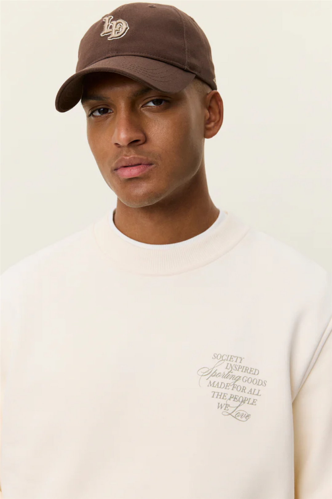 Ben Faience Sweatshirt Eggnog White