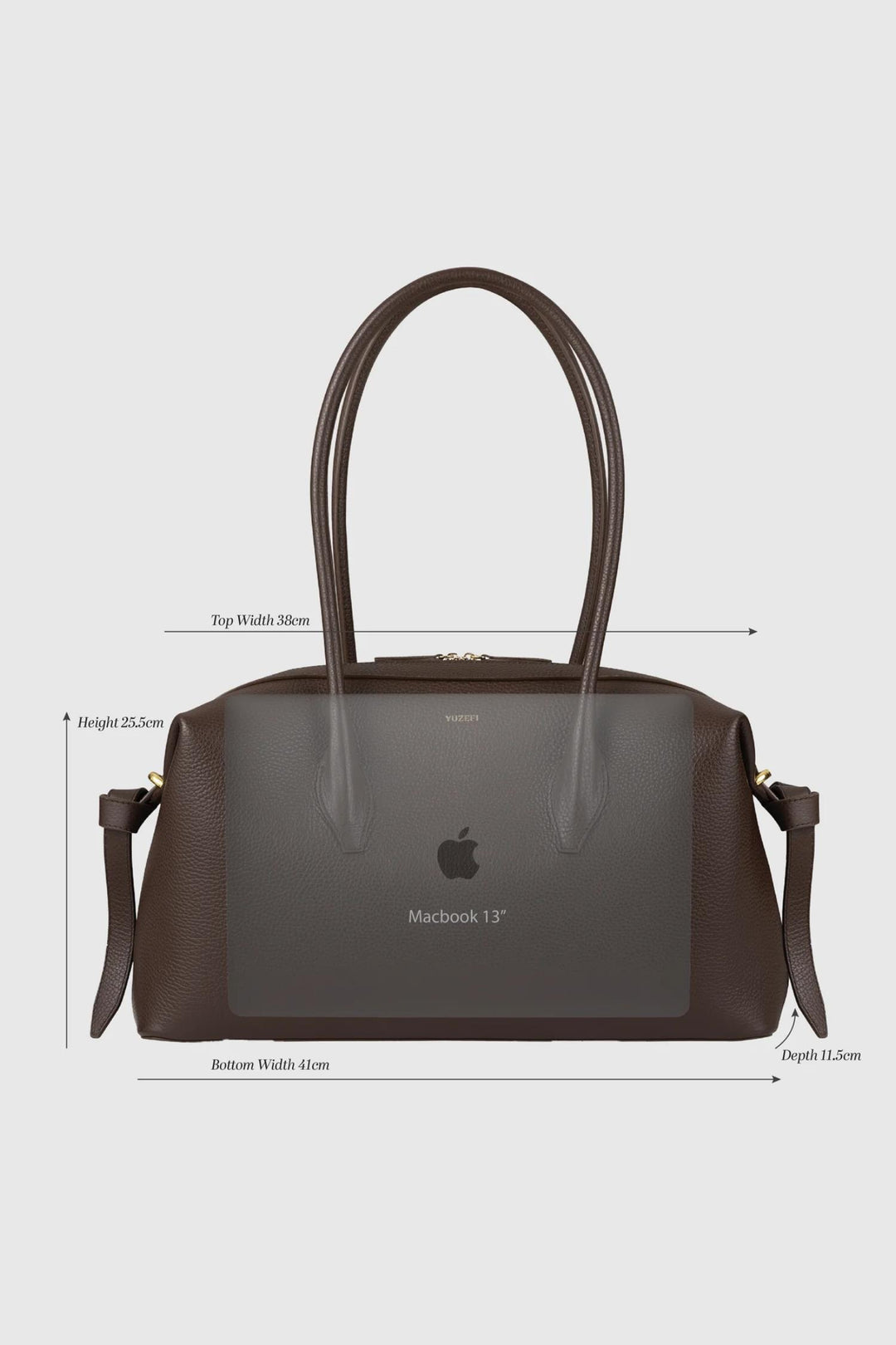 Brioche Duffle- Suede Chocolate