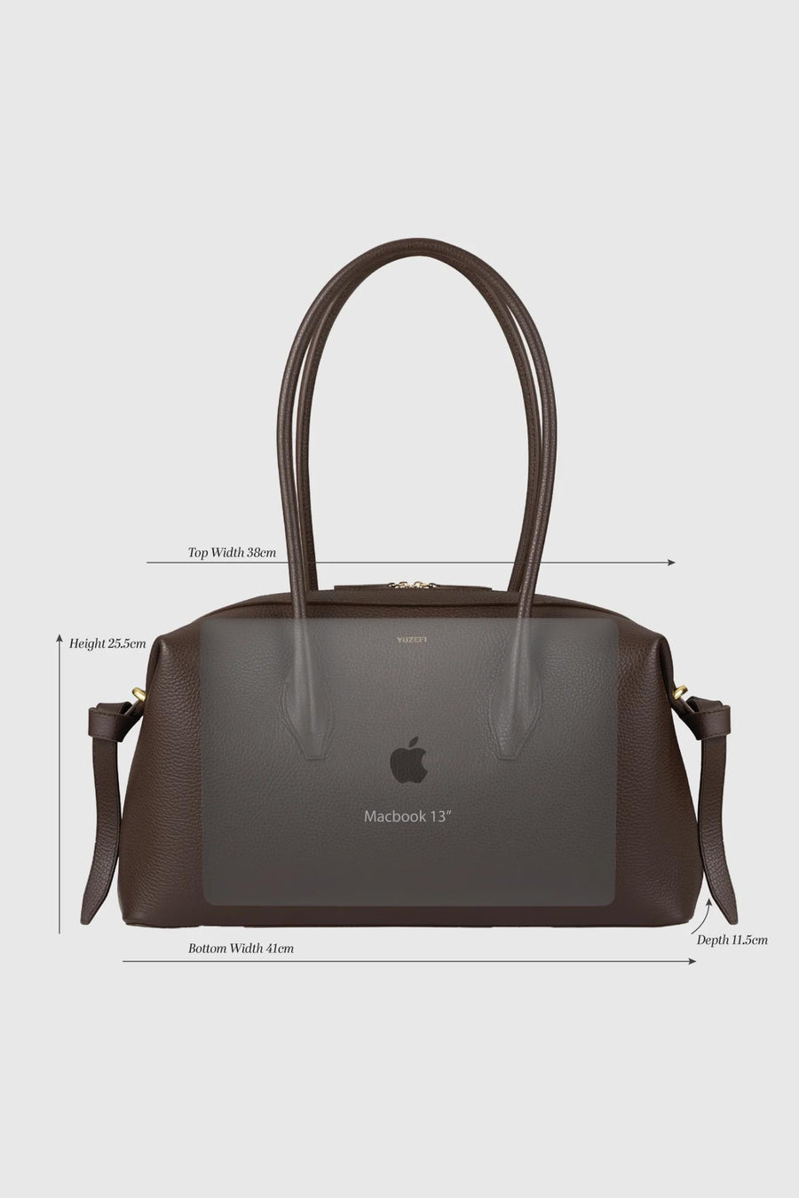 Brioche Duffle- Suede Chocolate