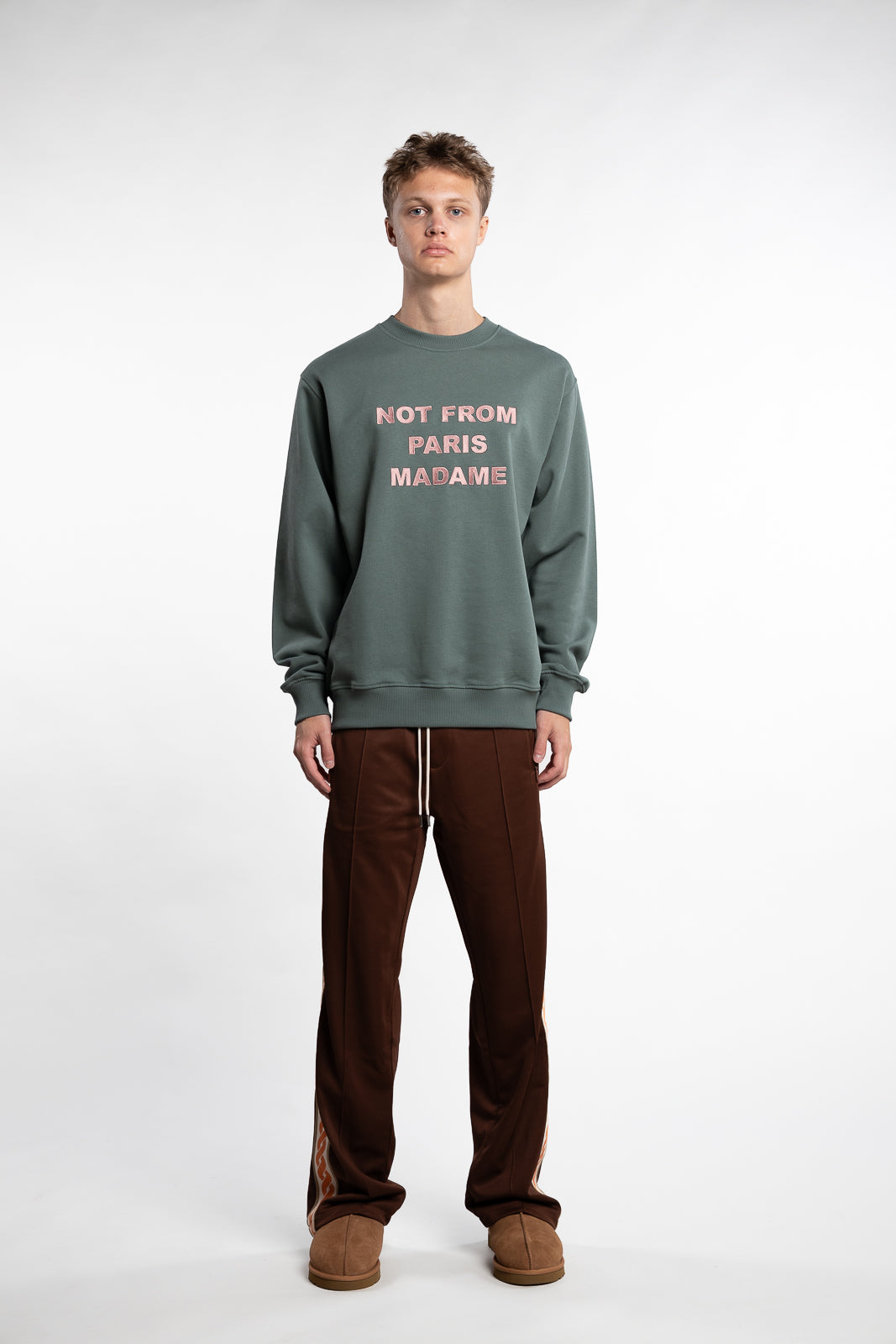 Le Sweatshirt Slogan Green