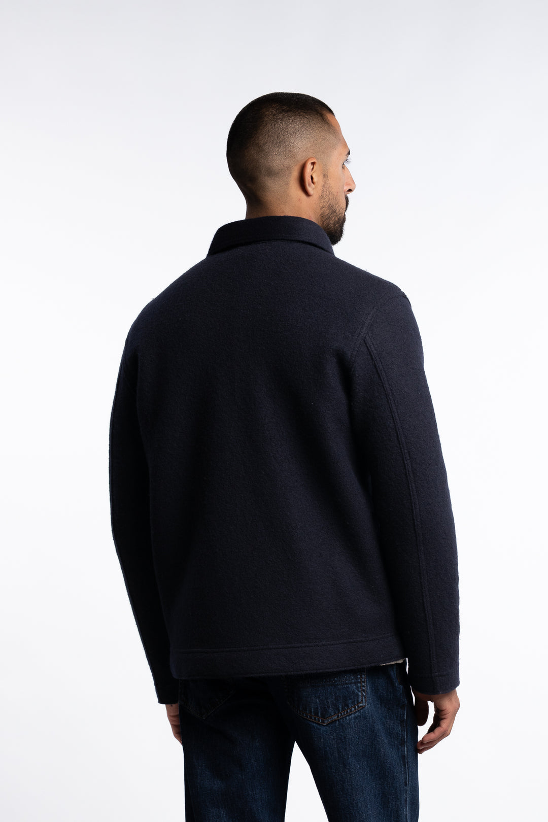 5100058S0IN1 Wool Jacket Navy