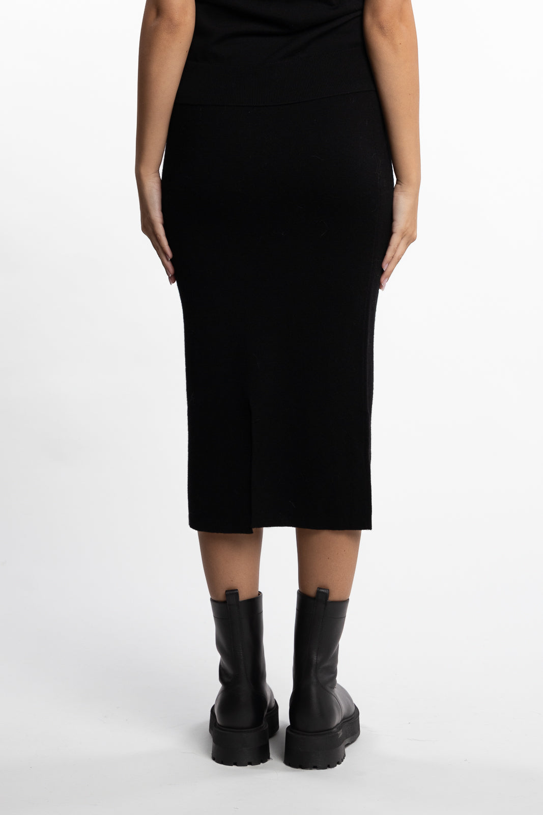 Skyler Merino Skirt- Black