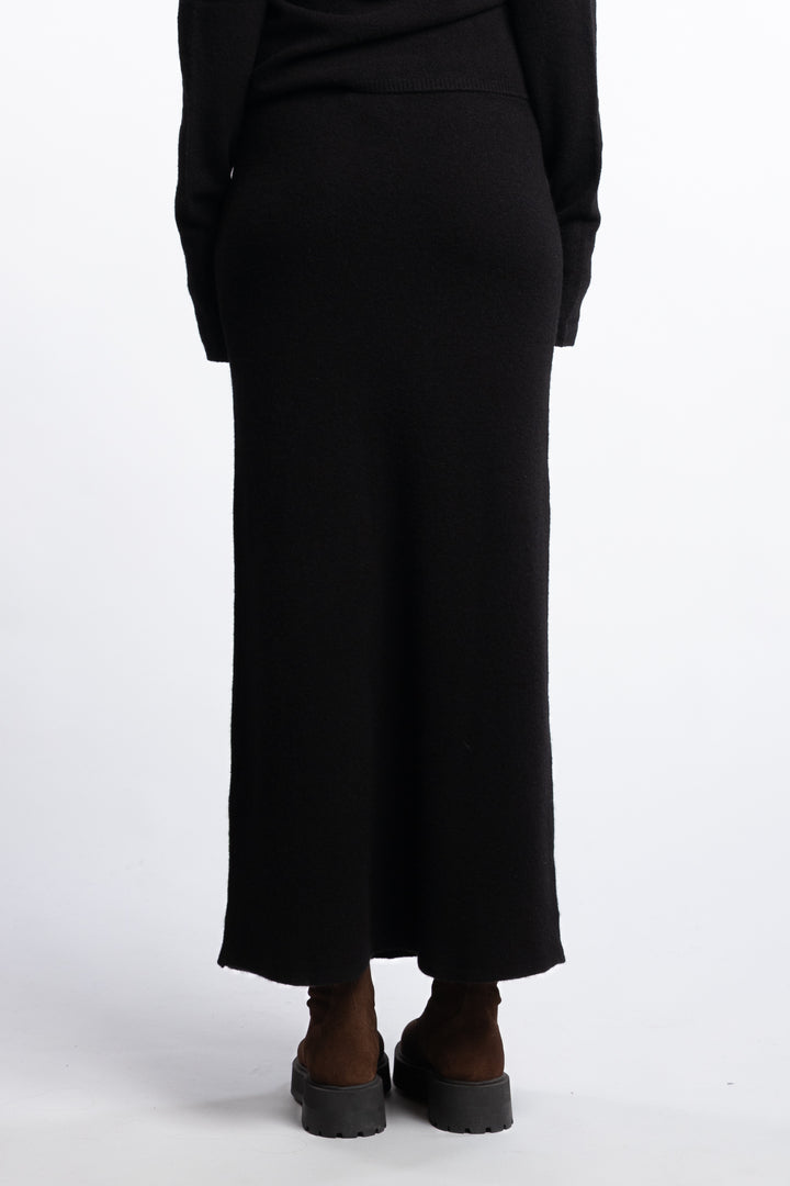 Jana Knit Skirt - Black