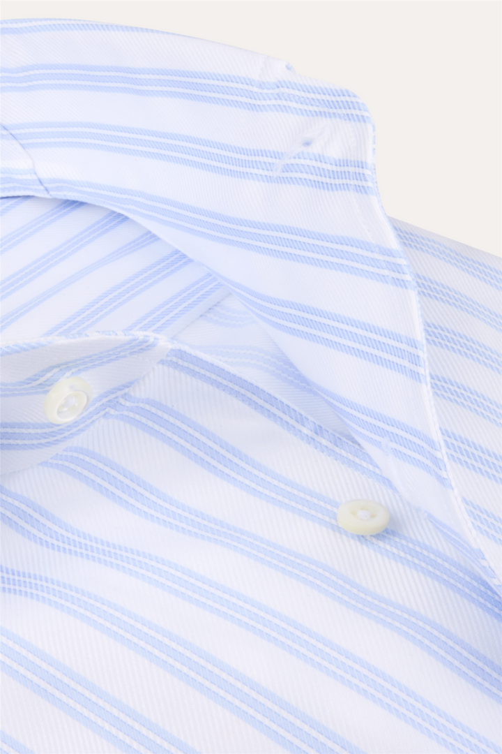 Slimline Shirt Light Blue Stripe
