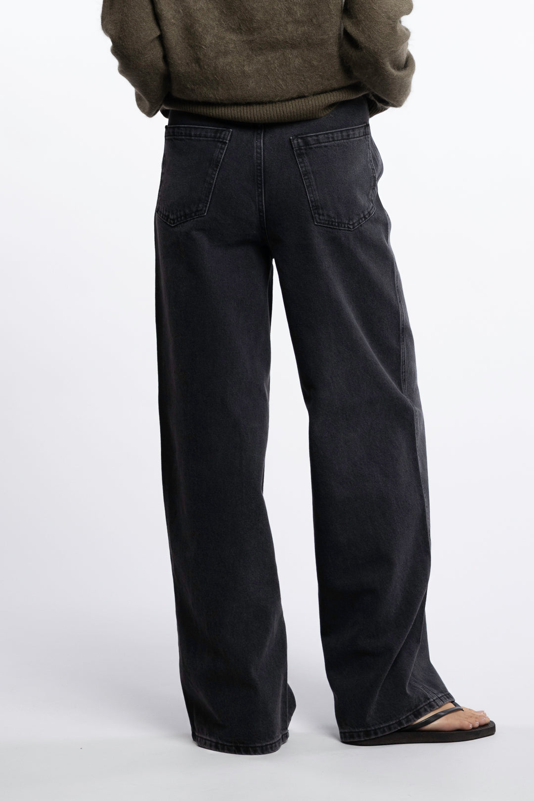 Loose Pant- Washed Black