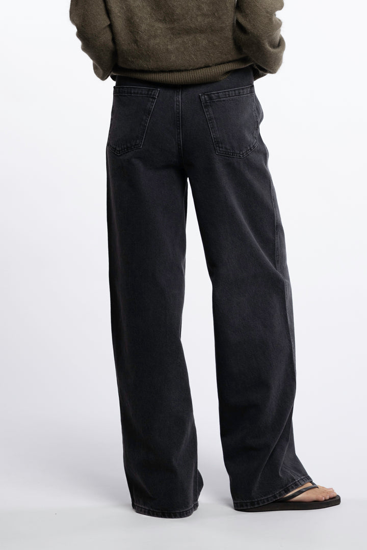 Loose Pant- Washed Black
