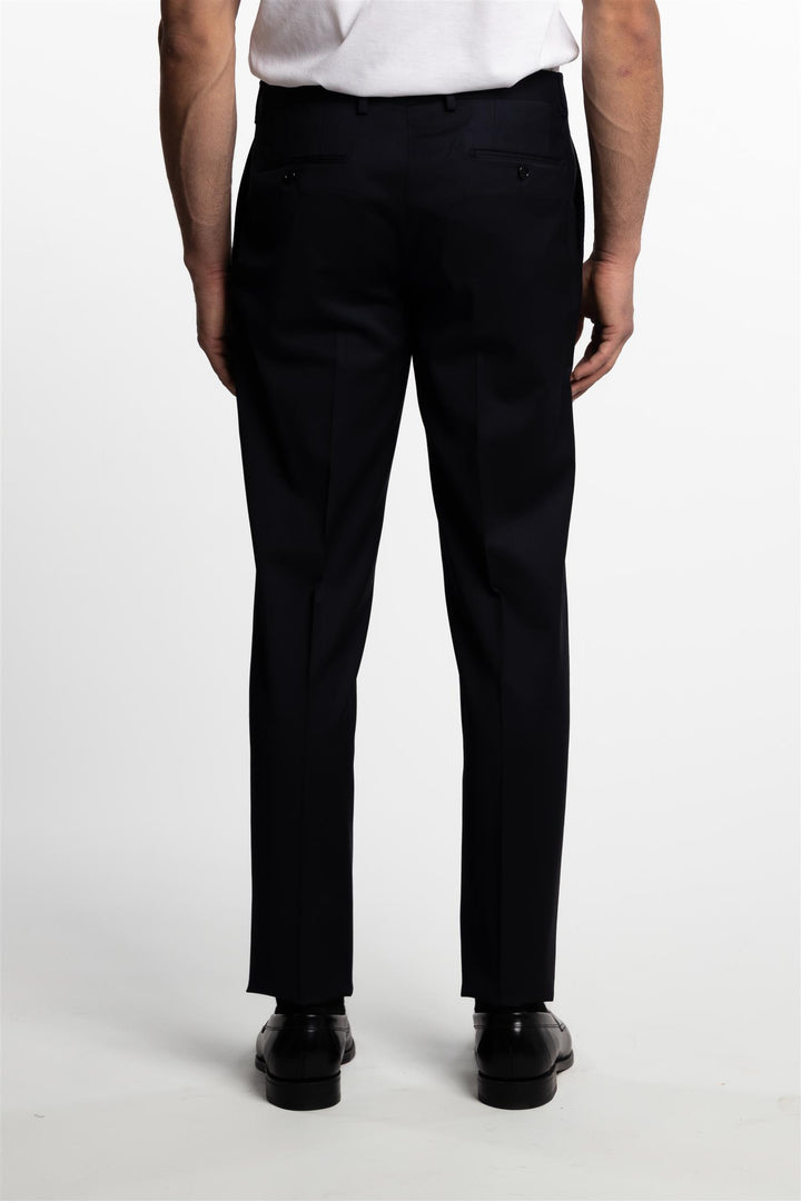 Woven Wool Trouser Navy