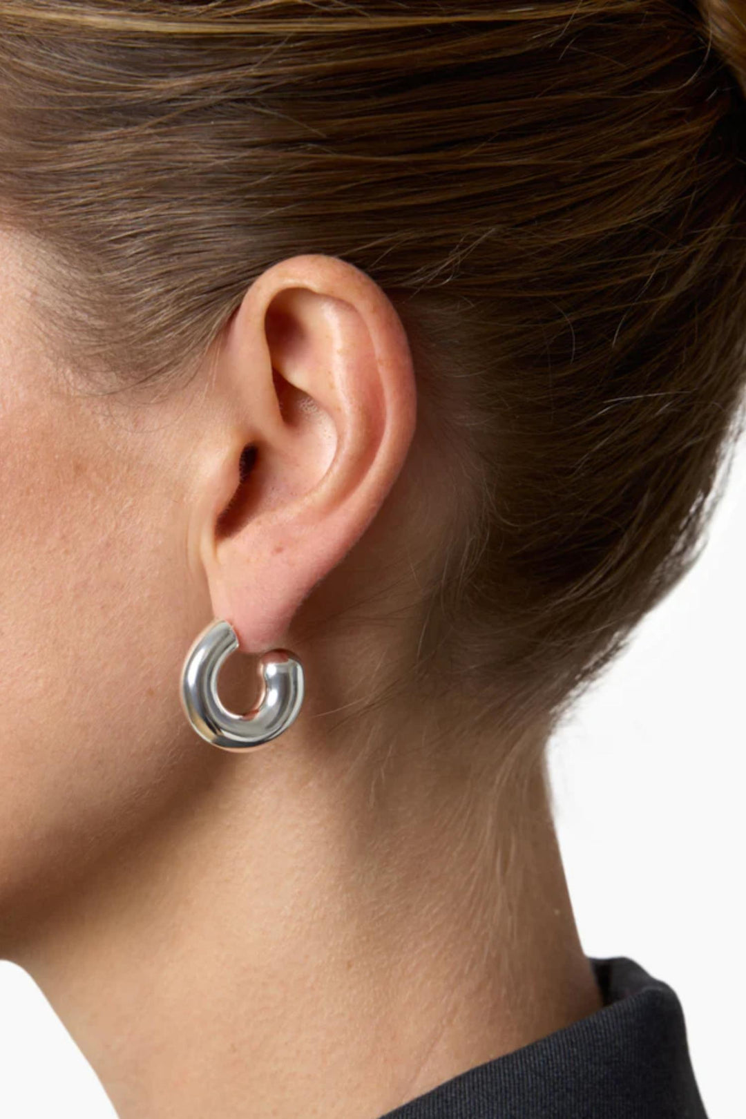 The Rose Earrings- Silver