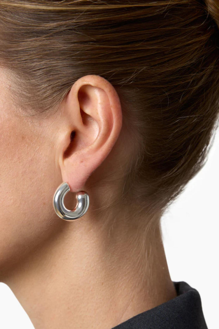 The Rose Earrings- Silver